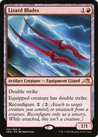 Lizard Blades - Kamigawa: Neon Dynasty - Magic: The Gathering card