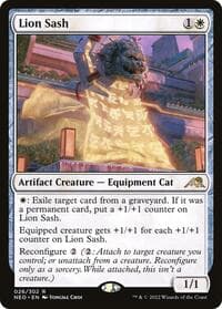Lion Sash - Kamigawa: Neon Dynasty - Magic: The Gathering card