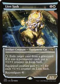 Lion Sash (Showcase) - Kamigawa: Neon Dynasty - Magic: The Gathering card