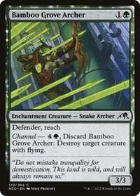 Bamboo Grove Archer - Kamigawa: Neon Dynasty - Magic: The Gathering card