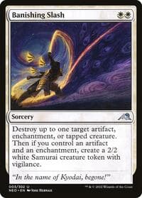 Banishing Slash - Kamigawa: Neon Dynasty - Magic: The Gathering card
