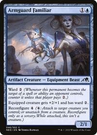 Armguard Familiar - Kamigawa: Neon Dynasty - Magic: The Gathering card
