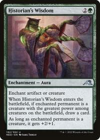 Historian's Wisdom - Kamigawa: Neon Dynasty - Magic: The Gathering card