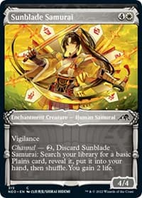Sunblade Samurai (Showcase) - Kamigawa: Neon Dynasty - Magic: The Gathering card