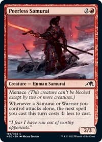 Peerless Samurai - Kamigawa: Neon Dynasty - Magic: The Gathering card