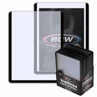 3" x 4" Topload Card Holder - Standard Black Border (25-Count) - BCW Toploaders - Collectible Storage card