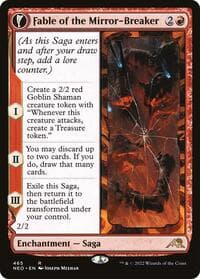 Fable of the Mirror-Breaker (Extended Art) - Kamigawa: Neon Dynasty - Magic: The Gathering card