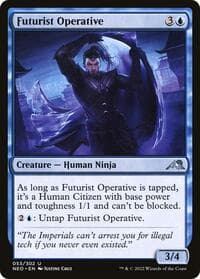Futurist Operative - Kamigawa: Neon Dynasty - Magic: The Gathering card