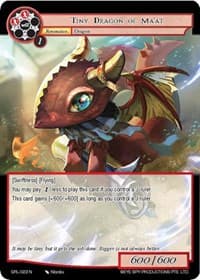 Tiny Dragon of Ma'at - Game of Gods: Reloaded - Force of Will card