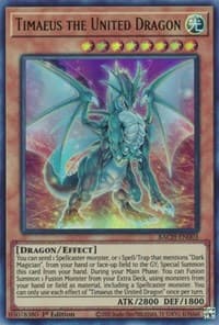 Timaeus the United Dragon - Battle of Chaos - YuGiOh card