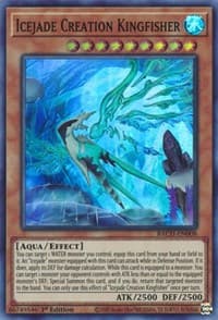 Icejade Creation Kingfisher - Battle of Chaos - YuGiOh card