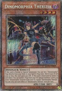 Dinomorphia Therizia (Starlight Rare) - Battle of Chaos - YuGiOh card