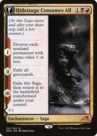 Hidetsugu Consumes All - Kamigawa: Neon Dynasty - Magic: The Gathering card
