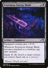 Enormous Energy Blade - Kamigawa: Neon Dynasty - Magic: The Gathering card
