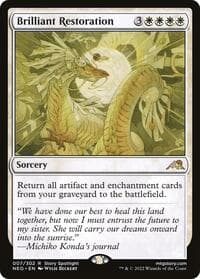 Brilliant Restoration - Kamigawa: Neon Dynasty - Magic: The Gathering card