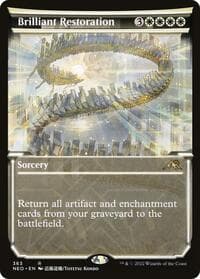 Brilliant Restoration (Showcase) - Kamigawa: Neon Dynasty - Magic: The Gathering card