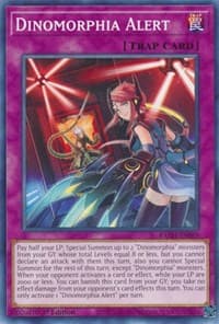 Dinomorphia Alert - Battle of Chaos - YuGiOh card