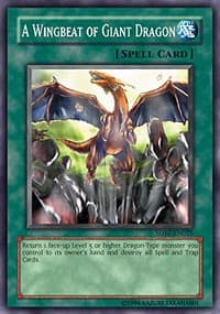 A Wingbeat of Giant Dragon - Structure Deck: Rise of the Dragon Lords - YuGiOh card
