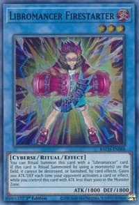 Libromancer Firestarter - Battle of Chaos - YuGiOh card
