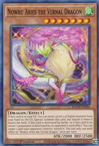 Nowru Aries the Vernal Dragon - Battle of Chaos - YuGiOh card