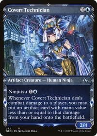 Covert Technician (Showcase) - Kamigawa: Neon Dynasty - Magic: The Gathering card