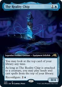 The Reality Chip (Extended Art) - Kamigawa: Neon Dynasty - Magic: The Gathering card