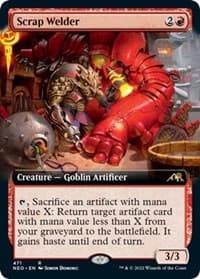 Scrap Welder (Extended Art) - Kamigawa: Neon Dynasty - Magic: The Gathering card
