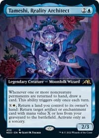 Tameshi, Reality Architect (Extended Art) - Kamigawa: Neon Dynasty - Magic: The Gathering card