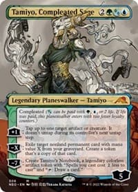 Tamiyo, Compleated Sage (Borderless) - Kamigawa: Neon Dynasty - Magic: The Gathering card