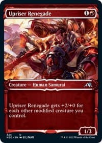 Upriser Renegade (Showcase) - Kamigawa: Neon Dynasty - Magic: The Gathering card