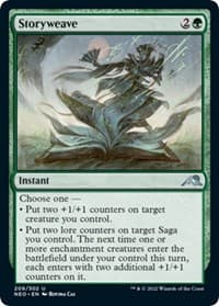 Storyweave - Kamigawa: Neon Dynasty - Magic: The Gathering card