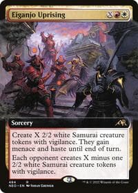 Eiganjo Uprising (Extended Art) - Kamigawa: Neon Dynasty - Magic: The Gathering card