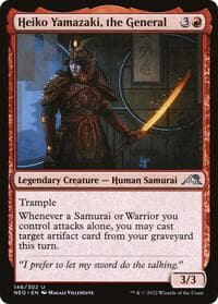 Heiko Yamazaki, the General - Kamigawa: Neon Dynasty - Magic: The Gathering card