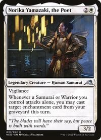 Norika Yamazaki, the Poet - Kamigawa: Neon Dynasty - Magic: The Gathering card