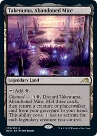 Takenuma, Abandoned Mire - Kamigawa: Neon Dynasty - Magic: The Gathering card