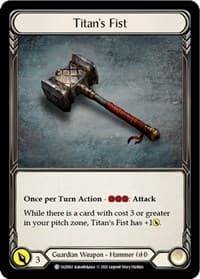 Titan's Fist - Blitz Deck: Tales of Aria - Oldhim - Flesh and Blood TCG card