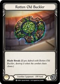 Rotten Old Buckler - Blitz Deck: Tales of Aria - Oldhim - Flesh and Blood TCG card