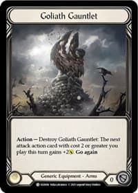 Goliath Gauntlet - Blitz Deck: Tales of Aria - Oldhim - Flesh and Blood TCG card