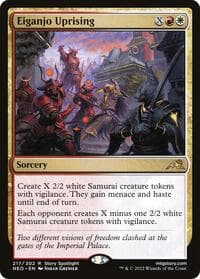 Eiganjo Uprising - Kamigawa: Neon Dynasty - Magic: The Gathering card