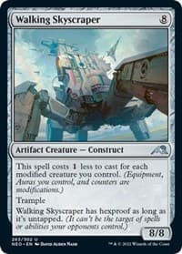 Walking Skyscraper - Kamigawa: Neon Dynasty - Magic: The Gathering card