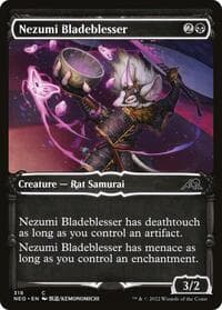 Nezumi Bladeblesser (Showcase) - Kamigawa: Neon Dynasty - Magic: The Gathering card