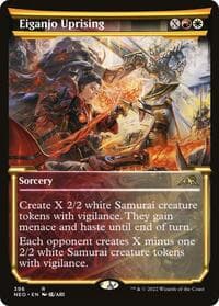 Eiganjo Uprising (Showcase) - Kamigawa: Neon Dynasty - Magic: The Gathering card