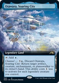 Otawara, Soaring City (Extended Art) - Kamigawa: Neon Dynasty - Magic: The Gathering card