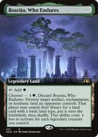 Boseiju, Who Endures (Extended Art) - Kamigawa: Neon Dynasty - Magic: The Gathering card