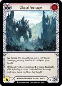 Glacial Footsteps (Red) - Blitz Deck: Tales of Aria - Oldhim - Flesh and Blood TCG card