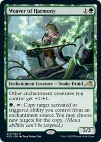 Weaver of Harmony - Kamigawa: Neon Dynasty - Magic: The Gathering card