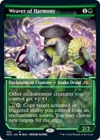 Weaver of Harmony (Showcase) - Kamigawa: Neon Dynasty - Magic: The Gathering card