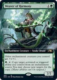 Weaver of Harmony (Extended Art) - Kamigawa: Neon Dynasty - Magic: The Gathering card