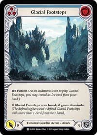 Glacial Footsteps (Blue) - Blitz Deck: Tales of Aria - Oldhim - Flesh and Blood TCG card