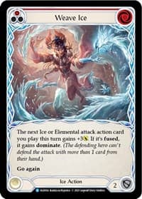 Weave Ice (Red) - Blitz Deck: Tales of Aria - Oldhim - Flesh and Blood TCG card